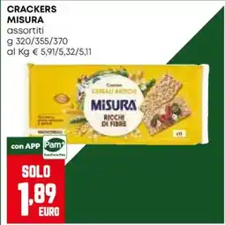 Pam Crackers assortiti Misura offerta