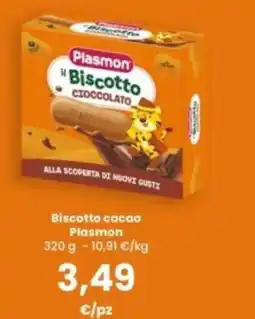 Interspar Biscotto cacao Plasmon offerta