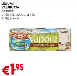Pam Borlotti Italiani Cottia Vapore Valfrutta offerta