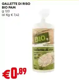 Pam Gallette di riso bio Pam offerta