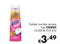 Eurospesa Rubber macchie ostinate rosa VANISH offerta