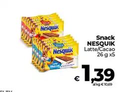 Coop Radenza Nesquik Snack offerta