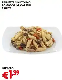 Pam Penne con tonno, pomodorini, capperi e olive offerta