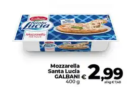 Coop Radenza Mozzarella Santa Lucia offerta