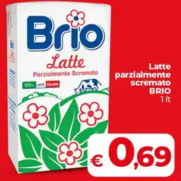 Coop Radenza Latte parzialmente scremato BRIO offerta