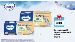 Interspar Omogenizzati al pesce assortiti Mellin offerta