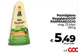 Coop Radenza Parmigiano Reggiano Parmareggio offerta