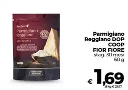 Coop Radenza Parmigiano Reggiano grattugiato Fior Fiore offerta