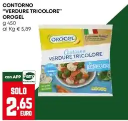 Pam Contorno verdure tricolore Orogel offerta
