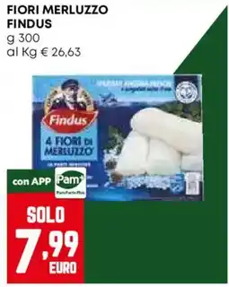 Pam Fiori di merluzzo Findus offerta