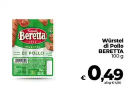 Coop Radenza Würstel di Pollo Beretta offerta