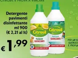 Eurospesa Detergente pavimenti disinfettante Citrosil offerta