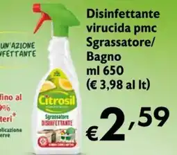 Eurospesa Citrosil Sgrassatore Disinfettante offerta