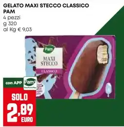 Pam Gelato maxi stecco classico Pam offerta