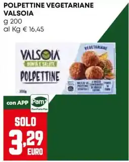 Pam Polpette vegetarie Valsoia offerta