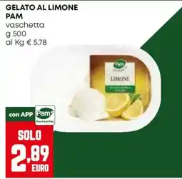 Pam Gelato al limone Pam offerta
