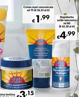 Eurospesa Crema mani concentrata PREP offerta