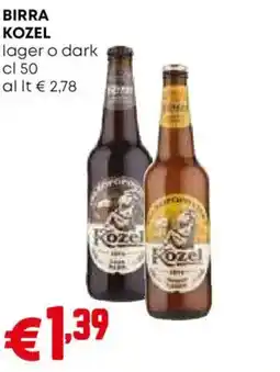 Pam Birra Kozel offerta