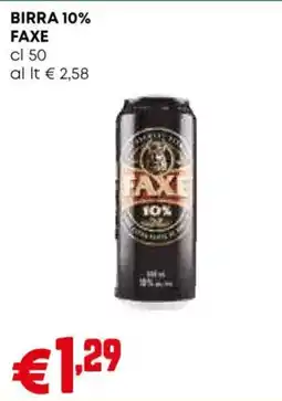 Pam Birra 10% Faxe offerta