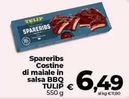 Coop Radenza Spareribs Costine di maiale in salsa BBQ TULIP offerta