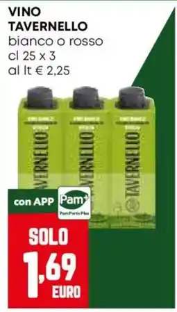 Pam Vino Tavernello offerta