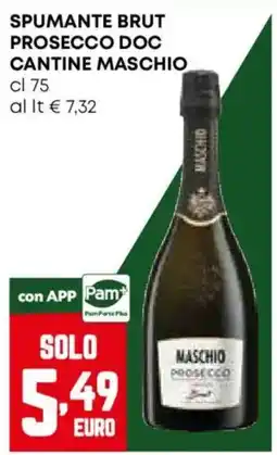 Pam Spumante brut prosecco doc cantine maschio offerta