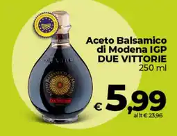 Coop Radenza Aceto Balsamico di Modena IGP DUE VITTORIE offerta