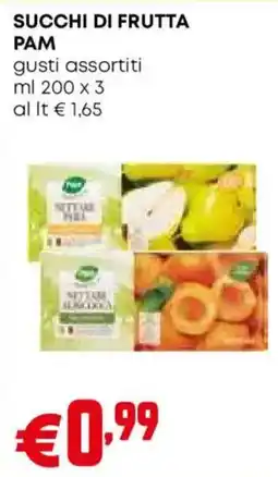 Pam Succhi di frutta Pam offerta