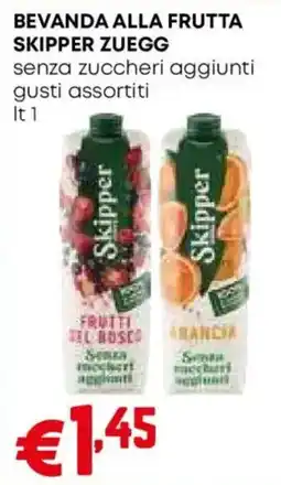 Pam Beveranda alla frutta Skipper Zuegg offerta