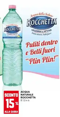 Pam Acqua naturale Rocchetta offerta