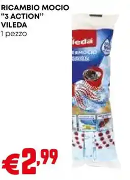 Pam Ricambio mocio 3 action Vileda offerta