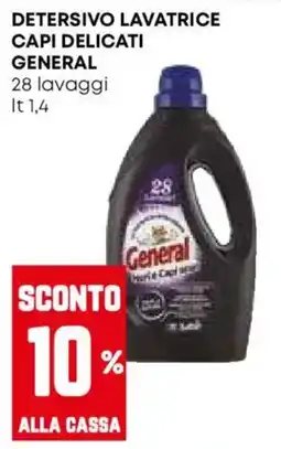 Pam Detersivo lavatrice capi delicati General offerta