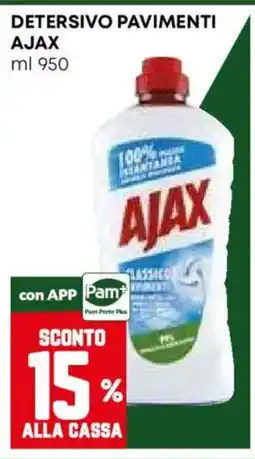 Pam Detersivo pavimenti Ajax offerta