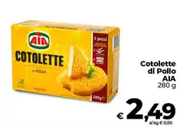 Coop Radenza Cotolette di Pollo AIA offerta