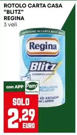 Pam Rotolo carta casa Blitz Regina offerta