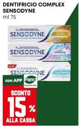 Pam Dentifricio complex Sensodyne offerta