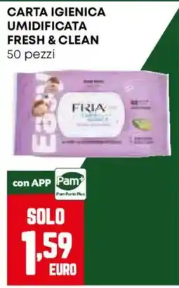 Pam Carta igienica umidificata Fresh & Clean Fria offerta