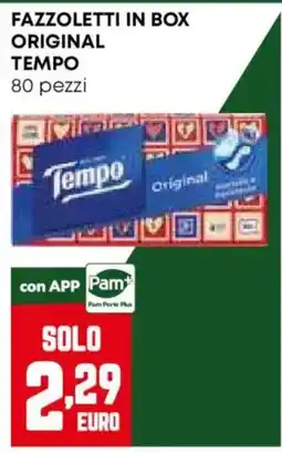 Pam Fazzoletti in box Tempo Original offerta