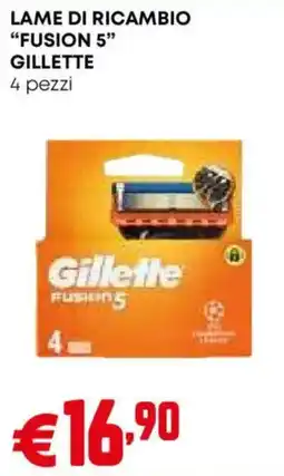 Pam Lame di ricambio Fusion 5 Gillette offerta