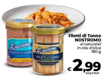 Coop Radenza Filetti di Tonno NOSTROMO offerta