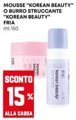 Pam Mousse "Korean Beauty" o burro struccante "Korean Beauty" Fria offerta