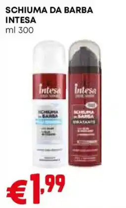 Pam Schiuma da barba Intesa offerta
