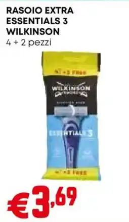 Pam Rasoio extra essentials 3 Wilkinson offerta