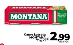 Coop Radenza Carne Lessata MONTANA offerta