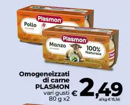 Coop Radenza Omogeneizzati di carne Plasmon offerta