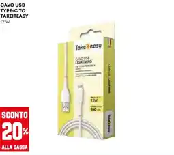 Pam Cavo USB Type-C to Lightning Take it easy offerta