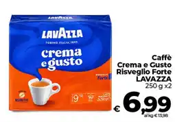 Coop Radenza Caffè Crema e Gusto Risveglio Forte LAVAZZA offerta