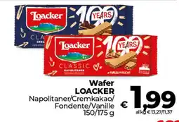 Coop Radenza Wafer LOACKER offerta