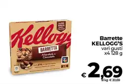 Coop Radenza Barrette Kellogg's offerta