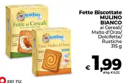 Coop Radenza Fette Biscottate Mulino Bianco offerta